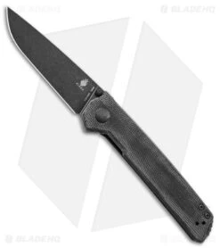 Kizer Vanguard Domin Liner Lock Knife Black Micarta (3.5" Black) V4516N5