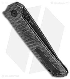 Kizer Vanguard Domin Liner Lock Knife Black Micarta (3.5" Black) V4516N5 -Kizer Store BHQ 137352 td side