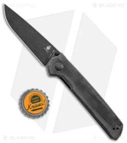 Kizer Vanguard Domin Liner Lock Knife Black Micarta (3.5" Black) V4516N5 -Kizer Store BHQ 137352 td size