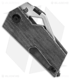 Kizer Cyber Blade Liner Lock Knife Black Canvas Micarta (2.1" Satin) -Kizer Store Bhq 140699 td side