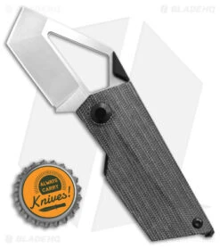 Kizer Cyber Blade Liner Lock Knife Black Canvas Micarta (2.1" Satin) -Kizer Store Bhq 140699 td size