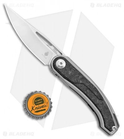 Kizer Apus Frame Lock Knife Carbon Fiber/Ti (3.03" Stonewash) Ki3554A1 4 Kizer Apus Frame Lock Knife Carbon Fiber/Ti (3.03" Stonewash) Ki3554A1 - Image 4