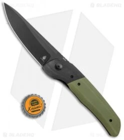Kizer Arsenyan In-Yan Liner Lock Knife Green G-10 (3.9" Black) V4573 7 Kizer Arsenyan In-Yan Liner Lock Knife Green G-10 (3.9" Black) V4573 -Kizer Store Kizer Arsenyan In Yan LL Green G 10 Black BHQ 121134 jr bottlecap