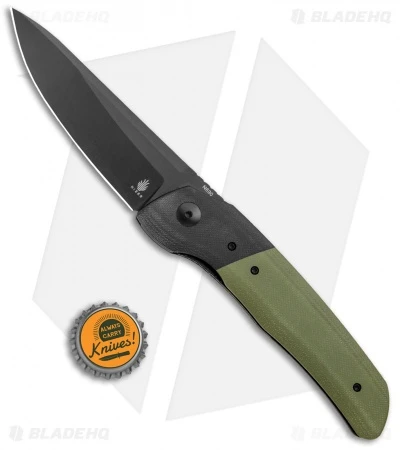 Kizer Arsenyan In-Yan Liner Lock Knife Green G-10 (3.9" Black) V4573 4 Kizer Arsenyan In-Yan Liner Lock Knife Green G-10 (3.9" Black) V4573 - Image 4