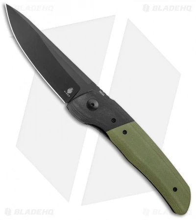 Kizer Arsenyan In-Yan Liner Lock Knife Green G-10 (3.9" Black) V4573 1 Kizer Arsenyan In-Yan Liner Lock Knife Green G-10 (3.9" Black) V4573