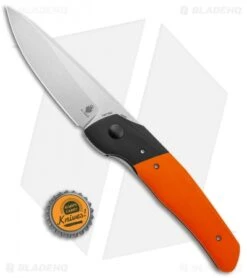 Kizer Arsenyan In-Yan Liner Lock Knife Orange G-10 (3.9" Satin) V4573N2 -Kizer Store Kizer Arsenyan In Yan LL Orange Black G 10 Satin BHQ 121135 jr bottlecap