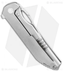 Kizer Assassin Frame Lock Flipper Knife Titanium (3.15" Satin) Ki3549 -Kizer Store Kizer Assassin Frame Lock Flipper Knife Titanium 3.15in Satin Ki3549 BHQ 106833 LS Side