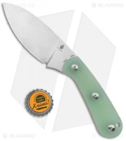 Kizer Azo Baby Fixed Blade Knife Natural G-10 (3.5" Satin) 1044C2 -Kizer Store Kizer Azo Baby Fixed Blade Jade G 10 Satin BHQ 121111 jr bottlecap