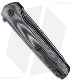 Kizer Azo LP Liner Lock Knife Black Micarta (3.4" Black Stonewash) V3610C1 -Kizer Store Kizer Azo LP LL Black Micarta Black SW BHQ 145859 jr side