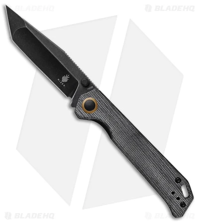 Kizer Azo Vanguard Begleiter 2 Tanto Knife Black Micarta (3.4" Black SW) 1 Kizer Azo Vanguard Begleiter 2 Tanto Knife Black Micarta (3.4" Black SW)