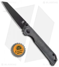Kizer Azo Vanguard Mini Begleiter Liner Lock Knife Black Micarta (2.8" Black) -Kizer Store Kizer Azo Vanguard Mini Begleiter LL Black Micarta Black BHQ 121144 jr bottlecap