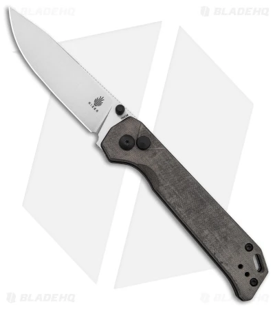Kizer Azo Vanguard Series Begleiter 2 Button Lock Knife Black Micarta (3.5" SW) 1 Kizer Azo Vanguard Series Begleiter 2 Button Lock Knife Black Micarta (3.5" SW)