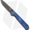 Kizer Azo Vanguard Series Begleiter Knife Denim Micarta (3.5" Black SW)