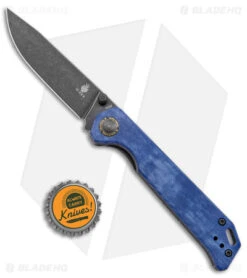 Kizer Azo Vanguard Series Begleiter Knife Denim Micarta (3.5" Black SW) -Kizer Store Kizer Azo Vanguard Series Begleiter Denim Micarta Black SW BHQ 145743 jr bottlecap