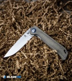 Kizer Azo Vanguard Series Begleiter Knife Green Micarta (3.5" Stonewash BD1N) -Kizer Store Kizer Azo Vanguard Series Begleiter Knife Green Micarta Stonewash BD1N BHQ 117235 kp squishy web