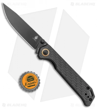 Kizer Azo Vanguard Series Begleiter2 Knife Carbon Fiber (3.5" Black) 4 Kizer Azo Vanguard Series Begleiter2 Knife Carbon Fiber (3.5" Black) - Image 4