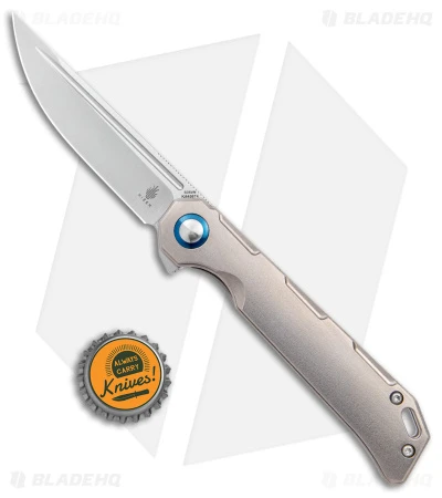 Kizer Begleiter Frame Lock Flipper Knife Titanium (3.5" Drop Point) Ki4458T4 4 Kizer Begleiter Frame Lock Flipper Knife Titanium (3.5" Drop Point) Ki4458T4 - Image 4