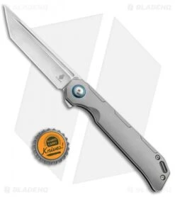 Kizer Begleiter Frame Lock Flipper Knife Titanium (3.5" Tanto) Ki4458T1 -Kizer Store Kizer Begleiter FL Ti Tanto Ki4458T1 BHQ 93974 jr bottlecap