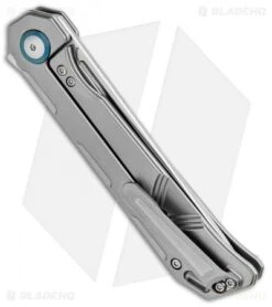 Kizer Begleiter Frame Lock Flipper Knife Titanium (3.5" Tanto) Ki4458T1 -Kizer Store Kizer Begleiter FL Ti Tanto Ki4458T1 BHQ 93974 jr side