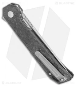 Kizer Begleiter Tanto Liner Lock Flipper Knife CF (3.5" Satin) Ki4458T3 6 Kizer Begleiter Tanto Liner Lock Flipper Knife CF (3.5" Satin) Ki4458T3 -Kizer Store Kizer Begleiter Frame Lock Flipper Knife CF 3.5 Drop Point Ki4458T3 BHQ 117260 LS Side