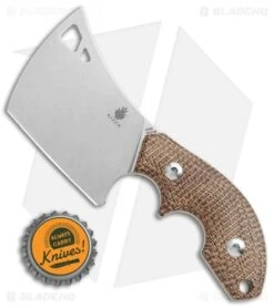 Kizer Butcher Fixed Blade Knife Micarta (2.42" Stonewash) 1039C2 -Kizer Store Kizer Butcher Micarta SW 1039 BHQ 106942 jr bottlecap
