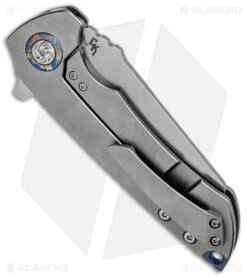 Kizer CK Critical Flipper Frame Lock Knife (3.6" Stonewash) Ki4508 -Kizer Store Kizer CK Critical Flipper FL SW Ki4508 BHQ 71898 jr side