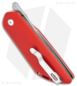 Kizer Comfort Liner Lock Knife Red G-10 (3.25" SW) V4559C1 -Kizer Store Kizer Comfort LL Knife Red G10 3in Satin BHQ 140611 td side