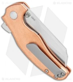 Kizer Copper Mini Sheepdog C01C Liner Lock Knife (2.6" Stonewash) -Kizer Store Kizer Copper Mini Sheepdog C01C LL SW Ki3488 P7 BHQ 103243 jr side 2