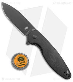 Kizer Cozy Liner Lock Knife Black G-10 (3.15" Black) V3613C1 -Kizer Store Kizer Cozy LL Black G 10 Black BHQ 156319 jr bottlecap