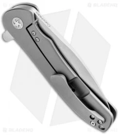 Kizer Cucchiara Hustler Flipper Knife Titanium (4.625" Stonewash) Ki5464A1 5 Kizer Cucchiara Hustler Flipper Knife Titanium (4.625" Stonewash) Ki5464A1 -Kizer Store Kizer Cucchiara Hustler Ti Ki5464A1 BHQ 34503 jr side 2