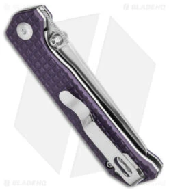 Kizer Azo Vanguard Mini Begleiter Liner Lock Knife Purple G-10 (2.8" Satin) -Kizer Store Kizer Cutlery Begleiter Mini BHQ 140704 td side