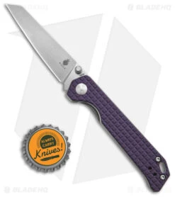 Kizer Azo Vanguard Mini Begleiter Liner Lock Knife Purple G-10 (2.8" Satin) -Kizer Store Kizer Cutlery Begleiter Mini BHQ 140704 td size