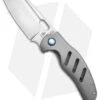 Kizer Sheepdog C01C Frame Lock Thumb Hole Knife Titanium (3.25" Stonewash)