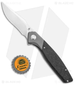 Kizer Manganas Grazioso Frame Lock Knife Carbon Fiber/Titanium (3.4" Satin 20CV) -Kizer Store Kizer Cutlery Grazioso Marble CF Gray Satin BHQ 142761 jr bottlecap