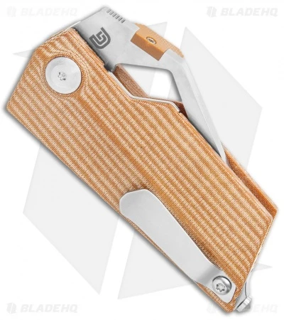 Kizer Cyber Blade Frame Lock Knife Brown Micarta (2.1" Satin) V2563-A 3 Kizer Cyber Blade Frame Lock Knife Brown Micarta (2.1" Satin) V2563-A - Image 3