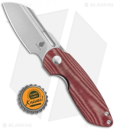 Kizer D.O.C.K. October Liner Lock Knife Red Micarta (2.9" Satin) V3569 4 Kizer D.O.C.K. October Liner Lock Knife Red Micarta (2.9" Satin) V3569 - Image 4