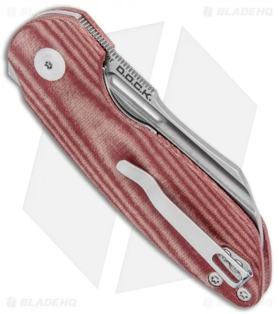 Kizer D.O.C.K. October Liner Lock Knife Red Micarta (2.9" Satin) V3569 3 Kizer D.O.C.K. October Liner Lock Knife Red Micarta (2.9" Satin) V3569 - Image 3