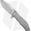 Kizer Darrel Ralph Gunhammer Bowie Frame Lock Knife (3.5" Stonewash) Ki4501A1