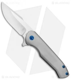 Kizer Degnan Kane Flipper Frame Lock Knife Titanium (3.75" Satin) Ki5467