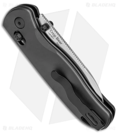 Kizer Azo Drop Bear Clutch Lock Knife Black Aluminum (3.15" Satin) V3619C1 3 Kizer Azo Drop Bear Clutch Lock Knife Black Aluminum (3.15" Satin) V3619C1 - Image 3