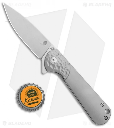 Kizer Envoy Frame Lock Knife Titanium (3" Stonewash) Ki3493 4 Kizer Envoy Frame Lock Knife Titanium (3" Stonewash) Ki3493 - Image 4