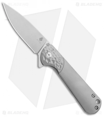 Kizer Envoy Frame Lock Knife Titanium (3" Stonewash) Ki3493 1 Kizer Envoy Frame Lock Knife Titanium (3" Stonewash) Ki3493