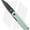 Kizer Feist Front Flipper Knife Natural Jade G-10 (2.9" Black M390)