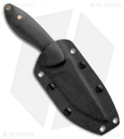 Kizer Garza Sequoia Fixed Blade Knife Black G-10 (3.78" Black) 1022A1 -Kizer Store Kizer Garza Sequoia Balck G 10 Black 1022A1 BHQ 80383 jr sheath