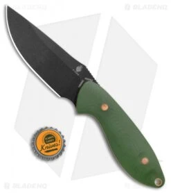 Kizer Garza Sequoia Fixed Blade Knife OD Green G-10 (3.78" Black) 1022A2 7 Kizer Garza Sequoia Fixed Blade Knife OD Green G-10 (3.78" Black) 1022A2 -Kizer Store Kizer Garza Sequoia OD Green G 10 Black 1022A2 BHQ 80389 jr bottlecap