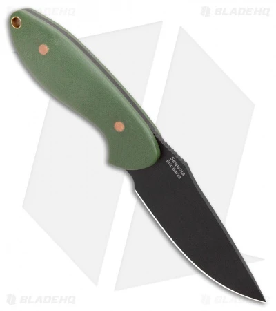 Kizer Garza Sequoia Fixed Blade Knife OD Green G-10 (3.78" Black) 1022A2 2 Kizer Garza Sequoia Fixed Blade Knife OD Green G-10 (3.78" Black) 1022A2 - Image 2