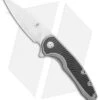 Kizer Ginesis Frame Lock Knife Titanium/Carbon Fiber (3.48" Stonewash) Ki4518
