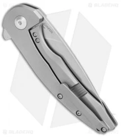 Kizer Ginesis Frame Lock Knife Titanium/Carbon Fiber (3.48" Stonewash) Ki4518 6 Kizer Ginesis Frame Lock Knife Titanium/Carbon Fiber (3.48" Stonewash) Ki4518 -Kizer Store Kizer Ginesis FL Ti CF SW Ki4518 BHQ 106893 jr side