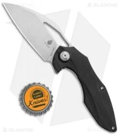 Kizer Isham Minitherium Flipper Knife Carbon Fiber (3" Stonewash) Ki3502 -Kizer Store Kizer Isham Minitherium CF SW Ki3502 BHQ 85390 jr bottlecap 2