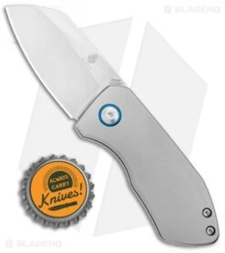 Kizer Jared Price WPK Friction Folder Knife Titanium (2.5" Stonewash) Ki2534A1 -Kizer Store Kizer Jared Price SJ Ti SW Ki 2534A1 BHQ 99553 jr bottlecap